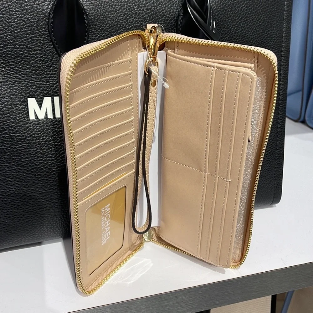 Michael Kors Jet Set Travel Large Travl CONTINENTAL Wristlet - wallet phone hldr